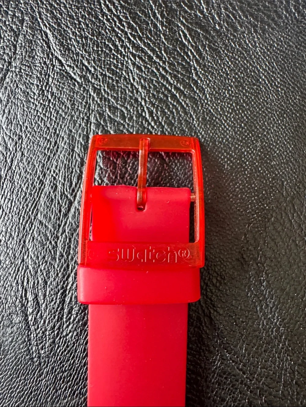 Swatch Limited Edition Red Rebel Day Date 42mm- Vibrant Red Dial and Strap